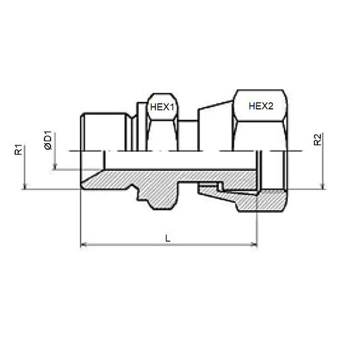 Adaptor BSP-ORF FE-FI olandeza 60/0