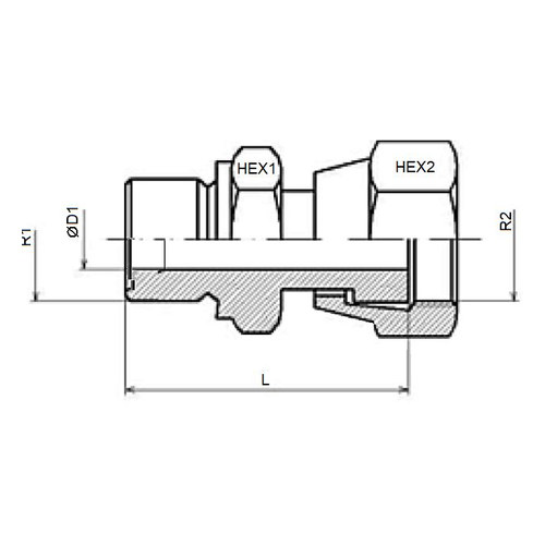 Adaptor BSPZ-ORF FE-FI olandeză 0/0
