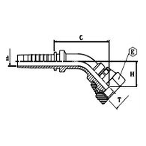 Armătură filet BSP 45