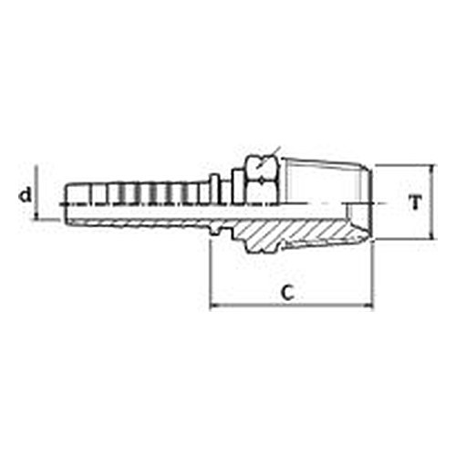 Armătură filet NPTF exterior conic