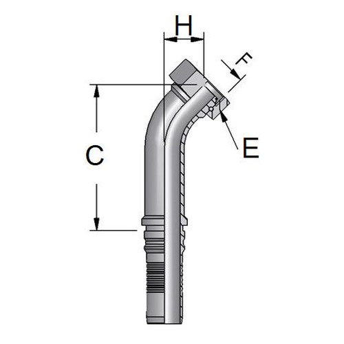 Armatura INTERLOCK filet BSP 45