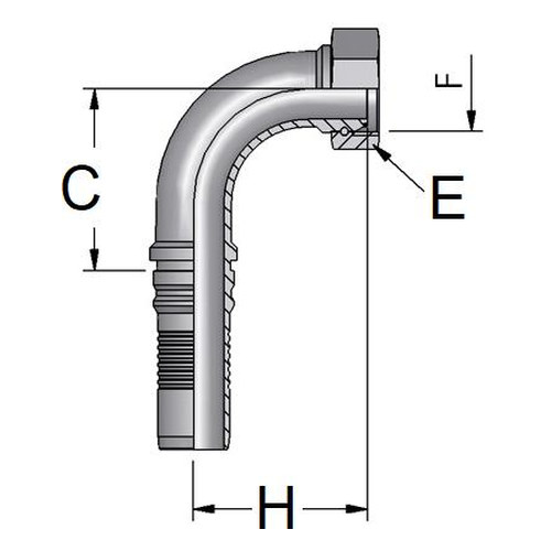 Armatura INTERLOCK filet BSP 90