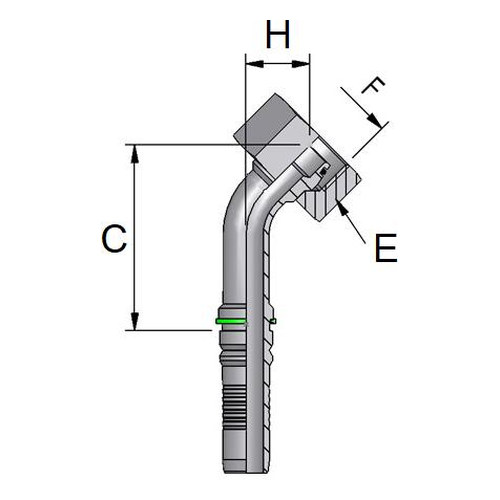 Armatura INTERLOCK filet metric 45