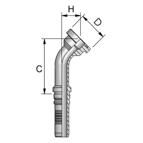 Armatura INTERLOCK flansa 45