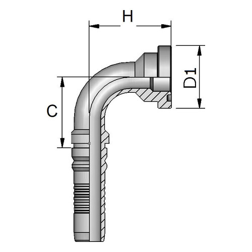 Armatura INTERLOCK flansa 90