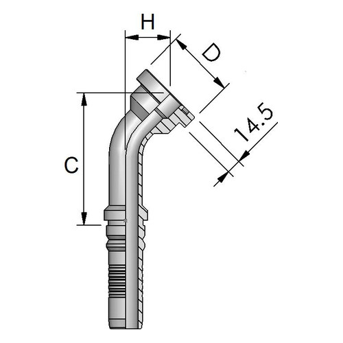 Armatura INTERLOCK flansa SUPERCAT 45