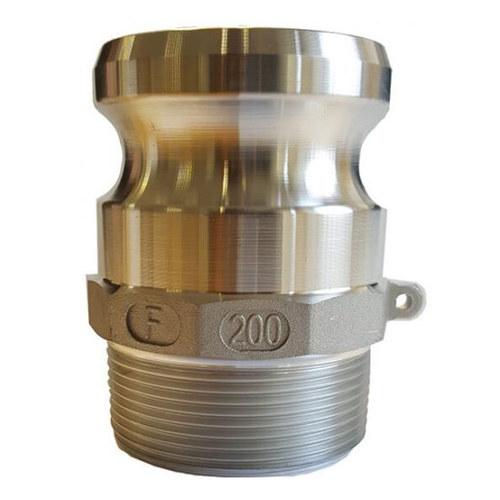 Cuplaj Camlock filet exterior, tata, tip F, aluminiu