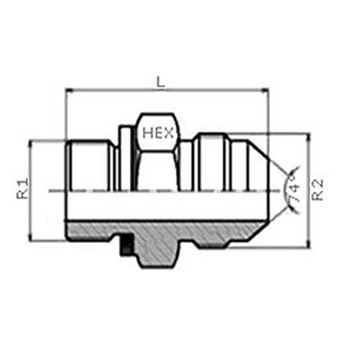 Fiting metric-UNF 0/74