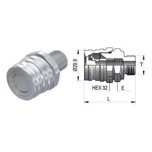 Cuplă rapidă frână remorcă ISO 5676, a doua execuție PFT3