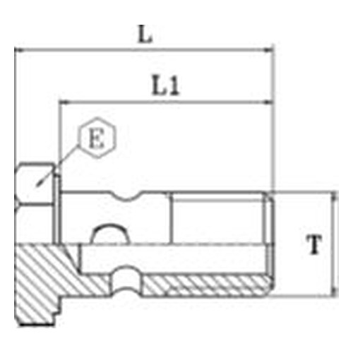 Surub trecere metric