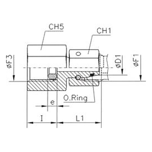 Adaptor manometru cu olandeză fixă TN403