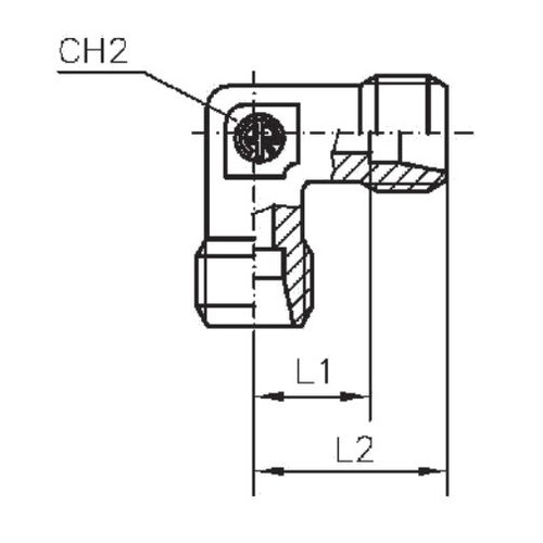 Adaptor L pentru țeavă TN99